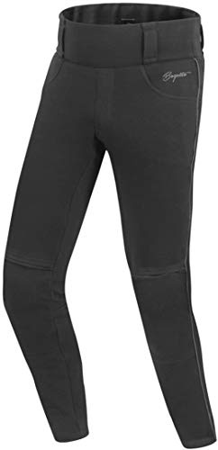 Bogotto Carlina Donne Moto Leggings, nero, 34