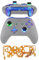eXtremeRate LED Botones para Xbox One Mando Botón de D-pad Joysticks Start Back ABXY Acción Teclas DTFS (DTF 2.0) LED Kit para Xbox one S X Control(Modelo 1708)-No Incluye Mando-Símbolo en Camaleónica