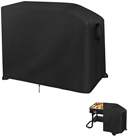 Guisong platt topp grillskydd, vattentätt för Cuisinart platt topp, 2 brännare stekbord CGG-0028, 102 cm väderbeständigt skydd för utomhusgrill, vattentätt propan grillskydd för gasgrill