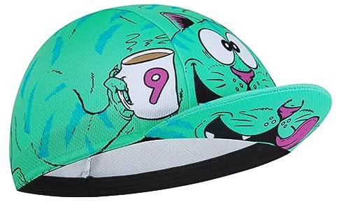 Bikingbros Cappellino Divertente da Ciclismo - Cappello da Bici per Uomini e Donne - Cappellino Sotto Casco da Bicicletta Taglia Unica, taglia unica