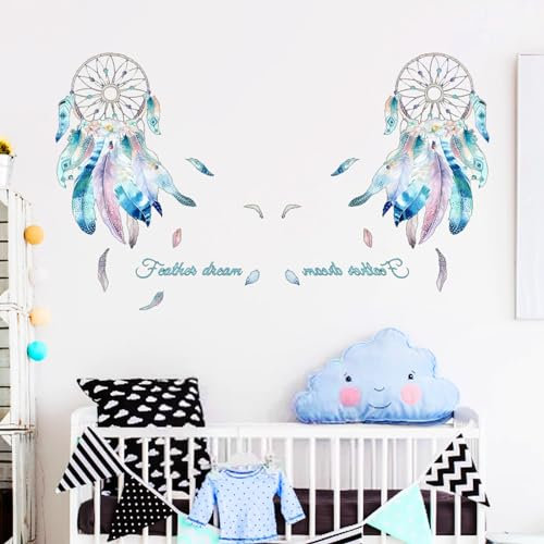 Bustlwor Wandtattoo Schlafzimmer, Wandtattoo, Wandtattoo Flur, Geeignet zur Dekoration von Schlafzimmern, Wohnzimmern, Kinderzimmern, Büros und anderen Orten