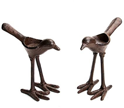 Kerzenhalterhalter Gusseisen Retro Vogel Kerze Halter Zweiteilige Handgemachte Pastoralen Dekoration Dekoration Home Esstisch Wohnzimmer Dekoration Kandelaber