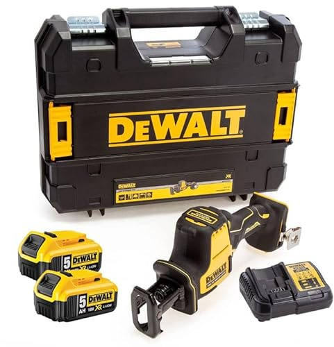 Scie Sabre compacte 18V XR (2x5,0 Ah) en TSTAK - DEWALT DCS369P2