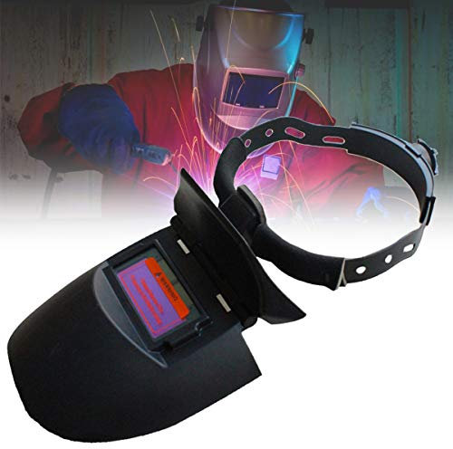 Casque de Soudage avec Obscurcissement Automatique,Alimentation Solaire et Batterie Rechargeable,92 X 42 mm,Vision Claire,pour Soudure Mig,Arc et Tig,Noir
