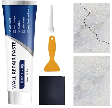 Väggspackel Reparationsspackel | Lim för Reparation av Gipsskivor | Väggspackel för reparation av hål,För Badrum, Golv, Dusch, Betong, Kakel, Fog, Hemma-Gör-Det-Själv, Sprickor Och Hål