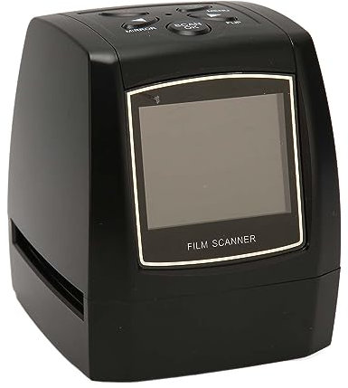 Film and Slide Scanner with 2.36in TFT LCD Screen, Converts Negatives and Slides Into 5MP JPEG Digital Photos, CMOS Slide Scanner for 35mm/135mm Color Black White
