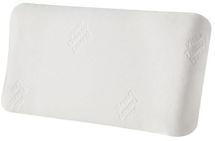 Yatas Bedding Visco Therapy - Cuscino con rivestimento in gel di raffreddamento 37 x 69 x 11 cm, resistente, 37 x 69 x 11 cm, cuscino ortopedico medio-morbido, per chi dorme sulla schiena e sul fianco