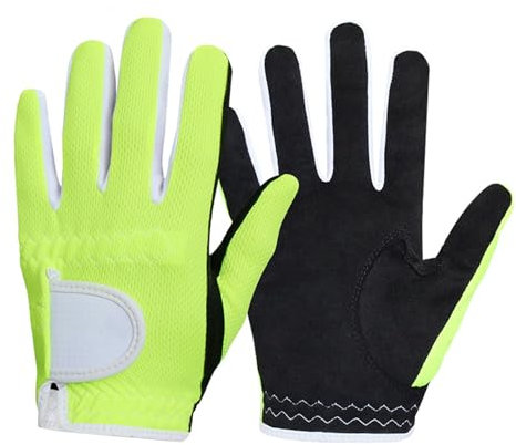 MOONDAME Kinder Golfhandschuhe Bequeme Golfhandschuhe Junior Golfhandschuhe Links Und Rechtshänder Golfhandschuhe Für Jungen Mädchen Jugendliche