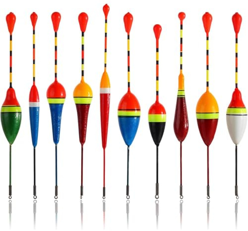 WUSJCOF Ensemble Flotteur Pêche - Flotteurs légers et sensibles pour la pêche, flotteurs pour la pêche à la truite, accessoires de pêche et flotteurs coulissants pour débutants et enfants