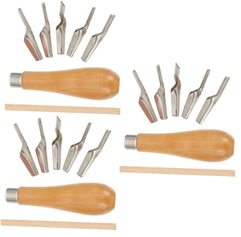 HOMSFOU 3sets Raschietti Per Pittura Inossidabile Spatole Per Gouache e Oli Strumenti Per e Fai Te Facili Da e Riutilizzabili Utensili Essenziali Per La Creazione