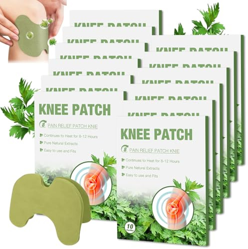 CLIUNT 120Pcs Patch Anti Douleur au Cou, Patchs de soulagement de la douleur,Patch Chauffant Dos, Patchs de Soulagement de La Douleurs au Genou, Action rapide pour les genoux, le dos