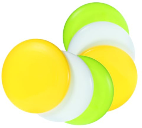 iplusmile 6 pièces Set de Disques de Golf Midrange Driver et Putter PE Léger et Portable Accessoires de Golf pour Débutants et Joueurs Expérimentés