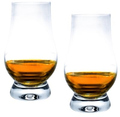 Vin Bouquet FIA 1597 Set Bicchieri Whisky Degustazione 200 ml, Bicchieri per Degustazione Whisky Bourbon Scotch, Bicchiere Aroma in Vetro Trasparente Base Pesante per Bar e Casa