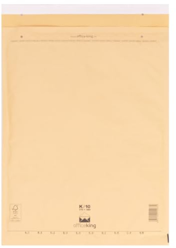 verpacking 50 Luftpolstertaschen Versandtaschen Luftpolsterumschlag K10, Innenmaß: 370 x 470 mm, Braun Versandverpackung Polsterumschläge selbstklebend geeignet für DIN A3+