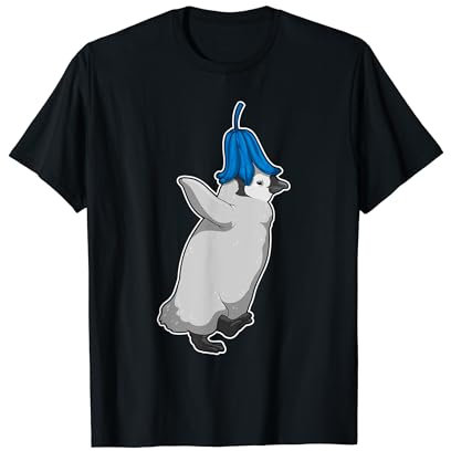 Pinguin Glockenblume Blumen T-Shirt