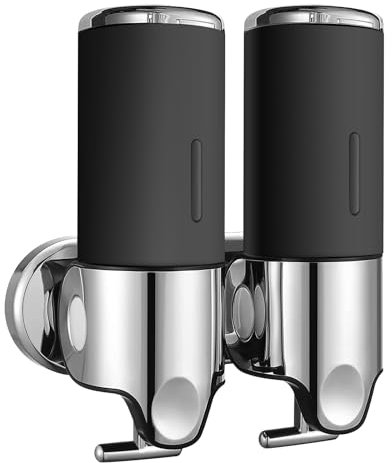 Dispensador de jabón montado en la Pared, loción de Ducha, champú, Gel, desinfectante de Manos, dispensador de jabón de baño, dispensador de champú para baño, Cocina, Hotel