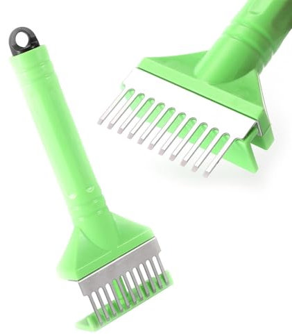 Ago di tensero in acciaio inossidabile, martello da cucina - Tenditore di carne manuale con 11 aghi,Soldeggia facilmente bistecca, pollo, maiale, manzo e vitello