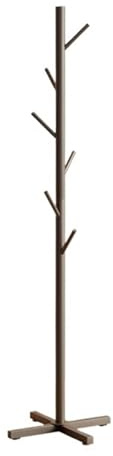 Modernt järnklädställ med 6 krokar, entréorganisatör, 170 cm fristående hängare, snygg hushållsplagg förvaring för sovrum och hall (färg: B)