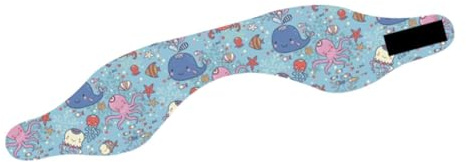 lopituwe Verstellbares Schwimmstirnband für Kinder, Bequeme wasserdichte Ohrbänder für Teenager, Flexible Neopren Ohrbänder für Schwimmaktivitäten, Haarschutz, flexibel