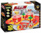 Wader 53510 - Play Tracks City Feuerwehrstation mit zwei Stationen und drei Fahrzeugen und 3,1 m Spielstraße, ab 12 Monaten, ideal als Geschenk für kreatives Spielen