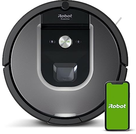 iRobot Roomba 960 Robot Vacuum- Wi-Fi Connected Mapping, Works with Alexa, Ideal for Pet Hair, Carpets, Hard Floors (Renewed)