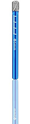 Fliesenbohrer 5mm Glasbohrer Bohrer Diamantbohrer Feinsteinzeug Fliesen Diamant für Keramik Granit Glas Porzellan Fliesen