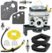 Carburetor Kit for Honda GX 35 GX25 GX25N GX25NT GX35NT FG110 FG110K1 HHT35 HHT35S, 4 Cycle Engine Replace 16100-Z0Z-034 16100-Z0Z-815 16100-Z0H-825 16100-Z0H-053