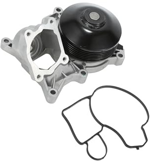 Motoforti Water Pump No.11517807311- Car Engine Water Pump - for BMW 1 Series 2006-2013 Metal Silver Tone with Gasket - 1set Long-lasting