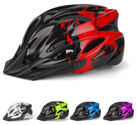 Kids Bike Helmet, Boys Girls Adjustable Kids Helmet Age 3-15 Years Old, Multi-Sport Children Helmet, Child Safety Bicycle Scooter Skating Cycling Helmet 50-59cm