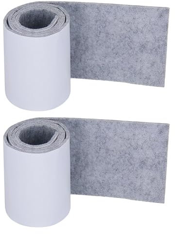 DBAILY - Lot de 2 rouleaux de feutre autocollant de qualité supérieure - 100 x 10 cm de long - Pour le bricolage, les meubles