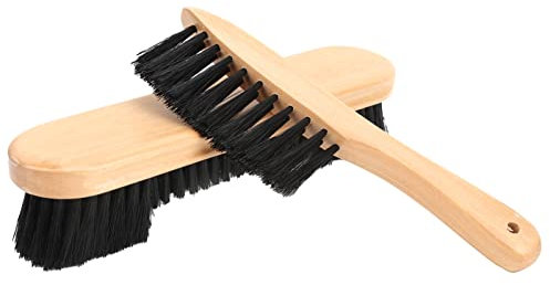 XIASABA Reinigungswerkzeug-Set für Billardtische, 8,5 Zoll große Billardtischbürste aus Holz und 9 Zoll große Billardschienenbürste für eine effektive Wartung des Billardtisches