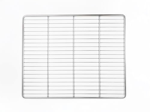 Silicon-Tech| Griglia da forno/frigo 65x53cm| in acciaio inox per alimenti