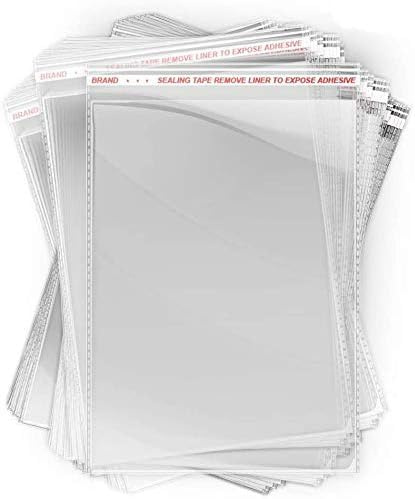 MUNDDY - Pack de 100 Bolsas de Celofán Transparentes Autoadhesivas Bolsas de Plastico para Regalos Caramelo... (20x30cm)