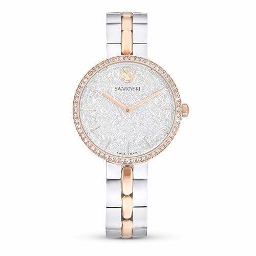 Swarovski Cosmopolitan Watch, Swiss Made, Metal Bracelet, Silver Tone, Mixed Metal Finish