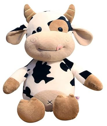Kuh-Plüschtier, 40,6 cm, Plüschtier-Überwurf, Plüschkissen, weich, flauschig, umarmendes Kissen – Geschenk für jedes Alter und jeden Anlass