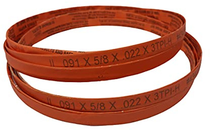91 x 5/8 x 3TPI - 2 Pack or 4 Pack - Bone in Meat Cutting Bandsaw Blades Cozzini Cutlery Imports - Fits Biro - AA, AA1, Biro - 22, Globe Stimson -111 (91 - 2 Pack)