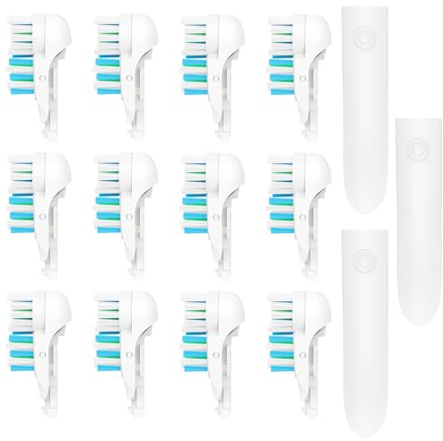 12 cabezales de cepillo de dientes Oral B, accesorios de repuesto de doble limpieza, cabezal de cepillo giratorio, accesorios de repuesto sensibles para 4732 3733 4734