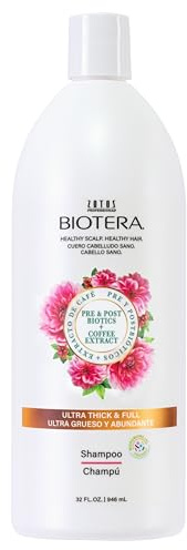Biotera Ultra Thick & Full Volumizing Shampoo | Fine or Limp Hair | Microbiome Friendly | Vegan & Animal Test Free | Paraben & Sulfate Free | Color-Safe | 32 Fl Oz
