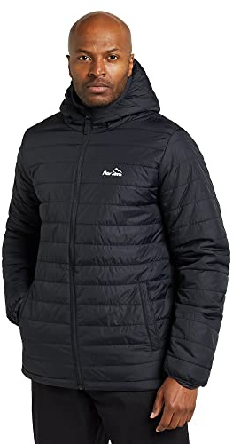 Peter Storm Men’s Blisco Jacket with Hood & 2 Pockets, Insulated, Water Repellent & Lightweight Puffer Coat for Cold Weather & Winter, Ideal for Walking, Hiking & Everyday Casual Wear