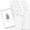 SinnWunder® Premium-Kalendereinlage - immerwährender Geburtstags-Kalender - im Spar-Set mit Listen für Geschenk-Ideen - Größe Personal