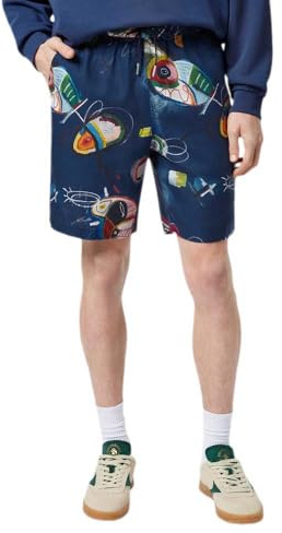 Scotch & Soda herr Bermuda shorts Fave - Relaxed Fit Printed Tencel Bermuda Short