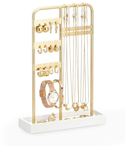 ChuStory Schmuck Organizers, Schmuckständer für Halskette, Armband, Parfüm und Ohrringe, Deko Aesthetic Accessoires