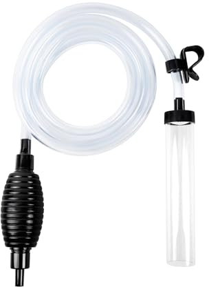 Waifoter Aquarium Gravel Vacuum Cleaner, Fish Tank Water Changer, Hand Pump Siphon (5ft)
