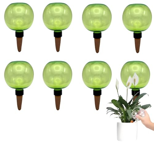 4/6/8 grandi sfere di irrigazione,pali a sfera di irrigazione, piante in vaso auto-irrigazione, 500 ml dispenser di acqua per piante per irrigazione di piante in interni ed esterni