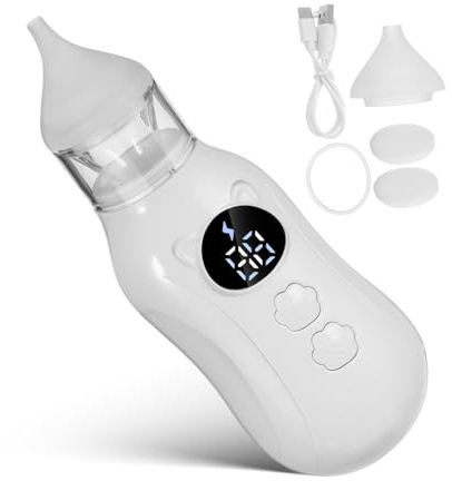 Abaodam aspiratore nasale per ventosa nasale elettrica Mucus Sucker Electric aspiratore elettrico per il succhiatore di caccole plastica
