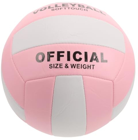 Abaodam Pallone da Pallavolo Indoor Taglia 5 in Similpelle Morbida per Allenamento e Competizione, Pallavolo da Allenamento Pu Resistente Controllo Preciso per Esami di Ammissione