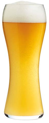 ARCOROC ARC L9944 Beer Legend - Juego de 6 vasos de cerveza de trigo (590 ml, cristal), transparente