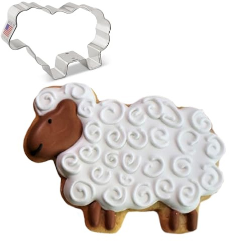 Ann Clark Sheep/Lamb Cookie Cutter, 3-1/2 Made in USA
