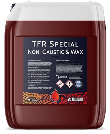 20L TFR Special Non-Caustic + Wax – Bulk Traffic Film Remover with Wax Finish – Highly Concentrated Vehicle Cleaner – Safe on All Surfaces – For Cars, Vans, HGVs, Plant & Fleet Cleaning