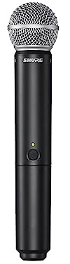 Shure BLX2/SM58 Handheld Wireless Transmitter with SM58 Vocal Mic Capsule - for use with BLX Wireless Microphone Systems (Receiver Sold Separately) | K3E Band